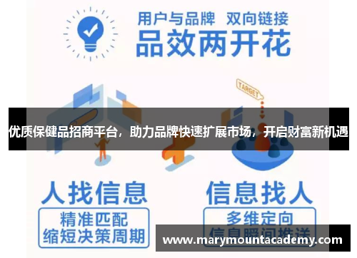 优质保健品招商平台，助力品牌快速扩展市场，开启财富新机遇